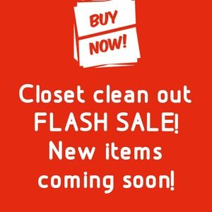Closet clean out!!!! Lowest prices ever!